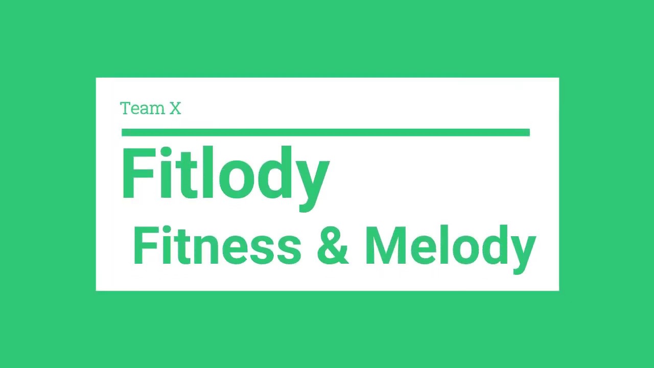 Bodystorming of Fitlody