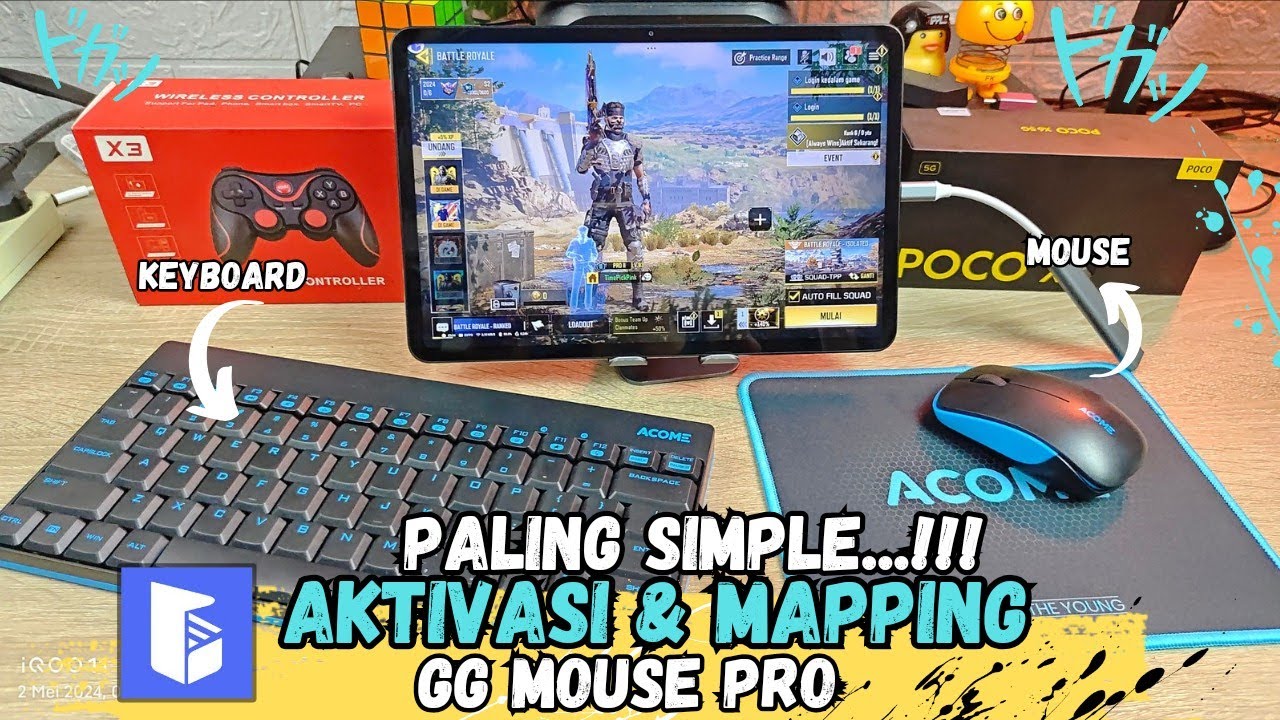 Paling Simple...!!! Cara Aktivasi & Mapping GG Mouse Pro Di Tablet | Xiaomi Pad 6
