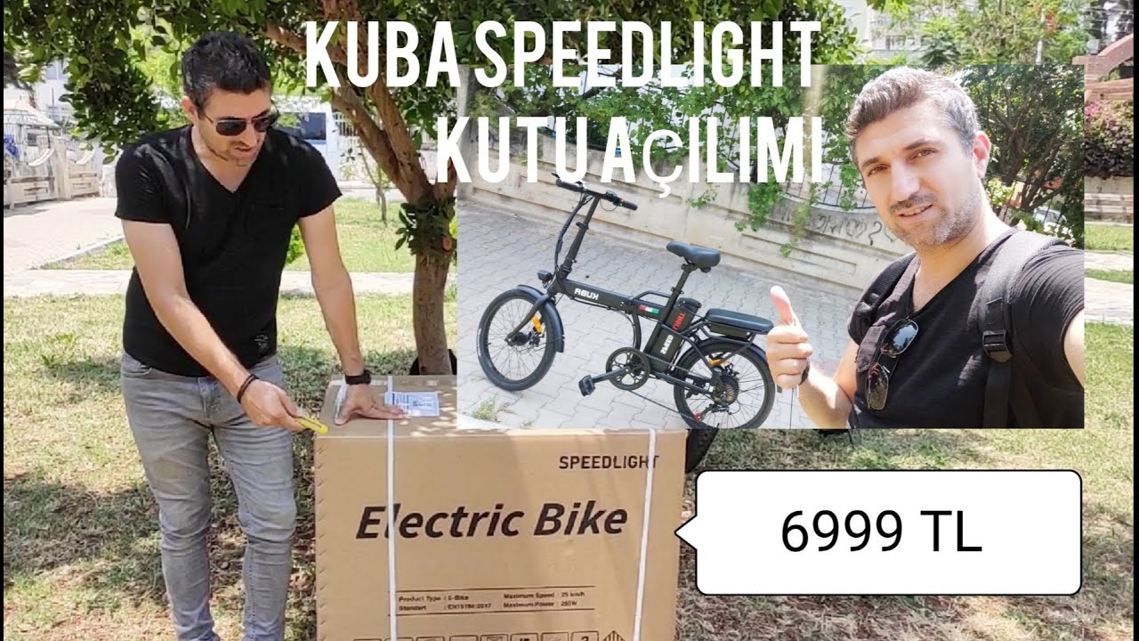 KUBA SPEEDLIGHT ELEKTRİKLİ BİSİKLET KUTU AÇILIMI TANITIMI, TÜM ÖZELLİKLERİ? 14.06.2022 BİM'e GELİYOR