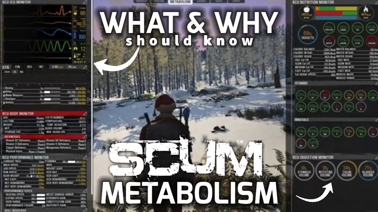 SCUM   METABOLISM   WHAT AND WHY IS IMPORTANT Short Tips Guide #SCUM
