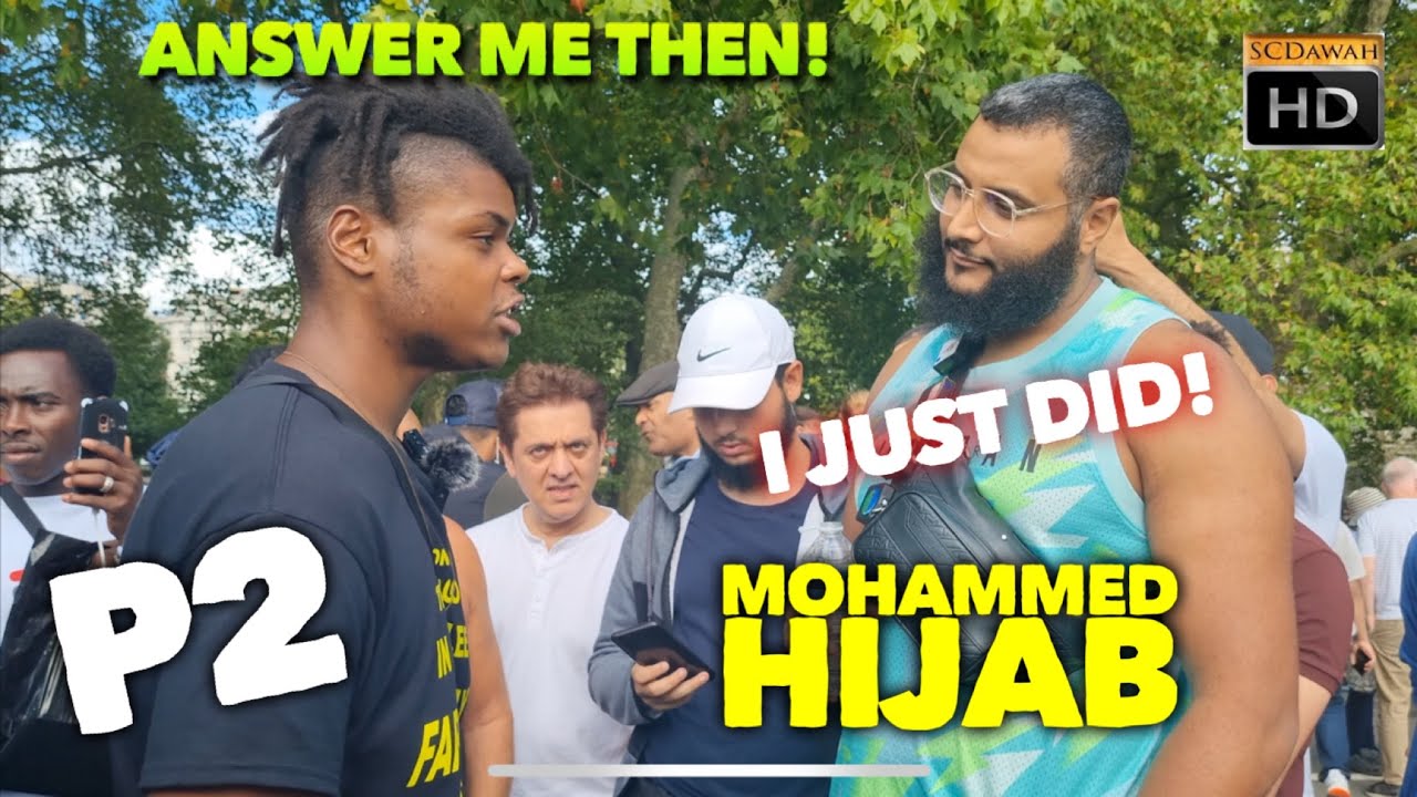 P2 - I reject you! Mohammed Hijab Vs Christian | Speakers Corner | Hyde Park