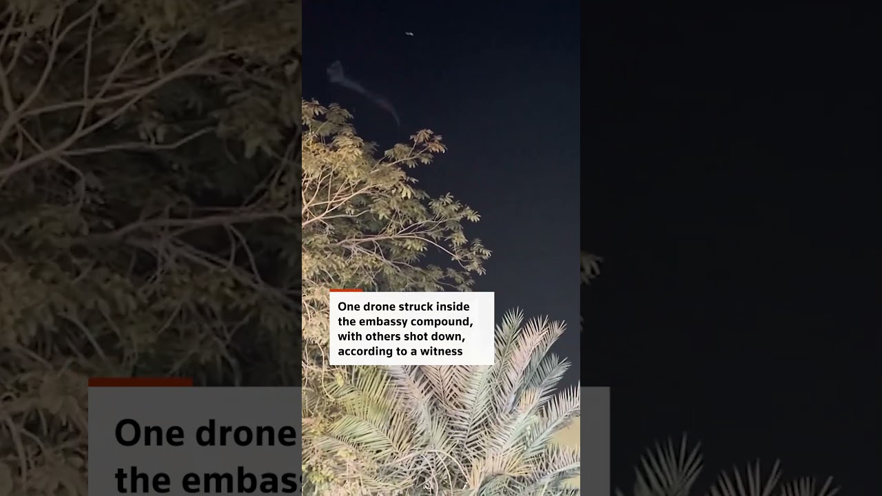 Drone and rocket attack hits US embassy in Baghdad