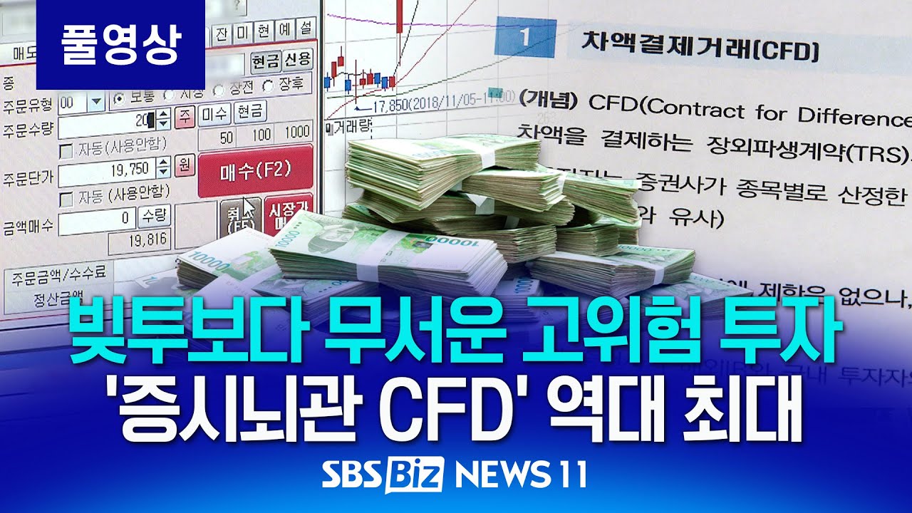 빚투보다 무서운 고위험 투자의 공포…'증시뇌관‘ CFD 역대 최대 [NEWS 11]