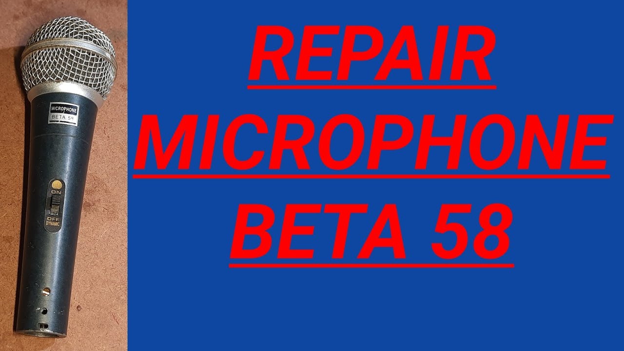 repair microphone BETA 58 माइक रिपेयर करना बहुत आसान है