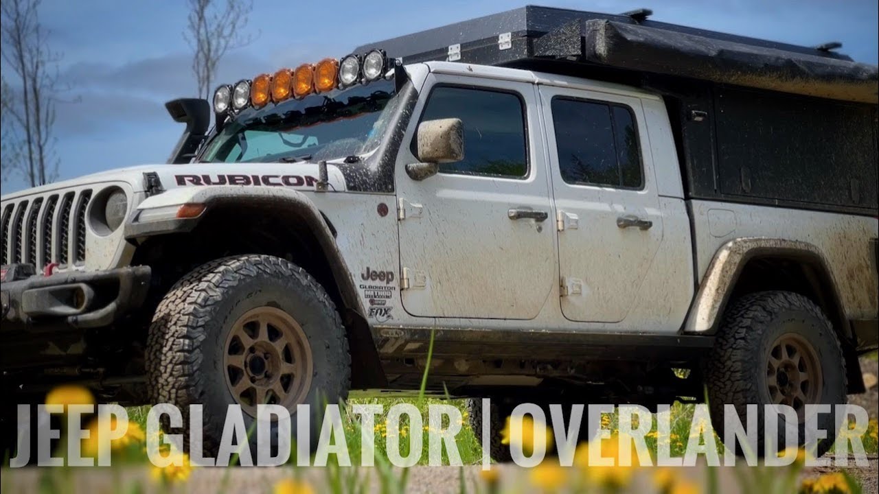 Jeep Gladiator with Alu-Cab Camper| The Ultimate  Overland Gladiator Setup
