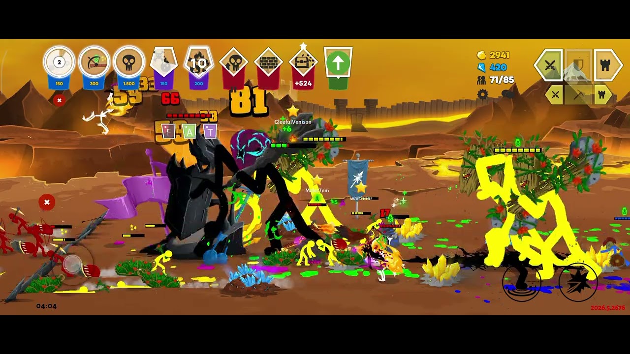 Stickwar stickman saga online War Game 25 02