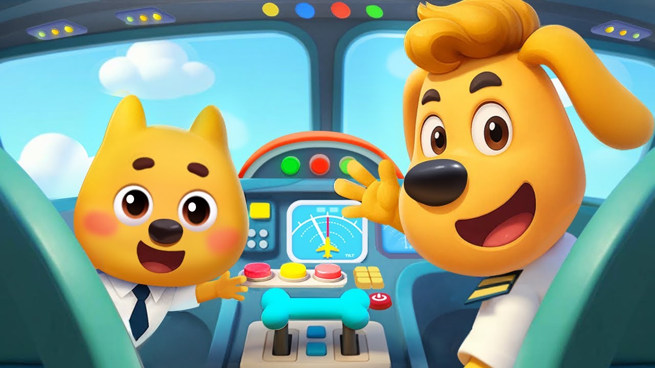 Dodo's Airplane Flying Adventure | Fun Story | Kids Cartoon | Sheriff Labrador