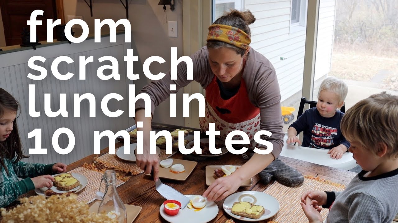 The Easiest Instant Pot Poached Eggs | Quick and Easy Homemade Lunch for Family of 5
