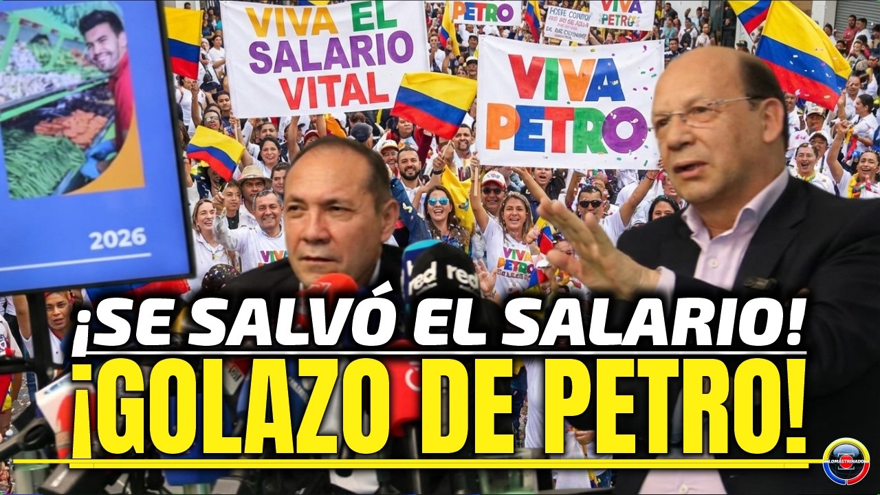 ¡GOLAZO DE PETRO! SE LOGRÓ GRAN ACUERDO SOBRE SALARIO VITAL - COLOMBIANOS A CELEBRAR🥳