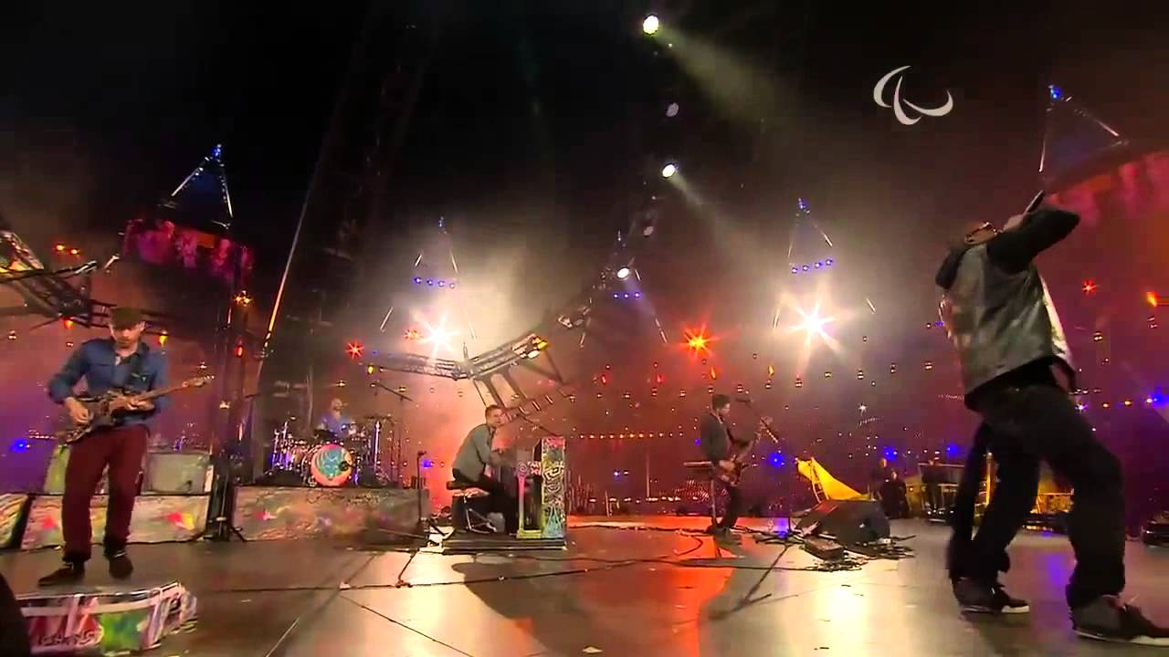 Coldplay  &  Jay Z ,HD,Paradise, Live  Paralympic Games Closing Ceremony 2012,HD 720p