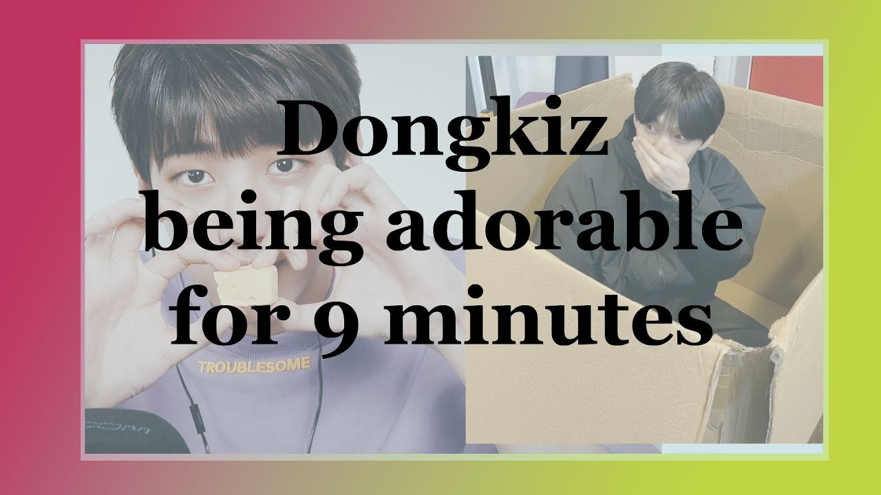 Dongkiz being adorable for 9 minutes