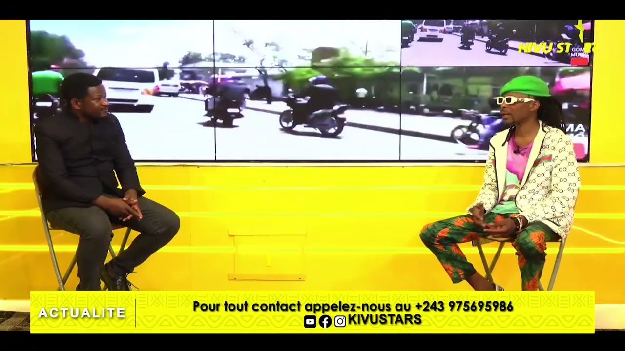 L'ARTISTE MUSICIEN ROBAT KING EST PASSE SUR KIVU STARS DANS L'EMISSION AGE D'OR
