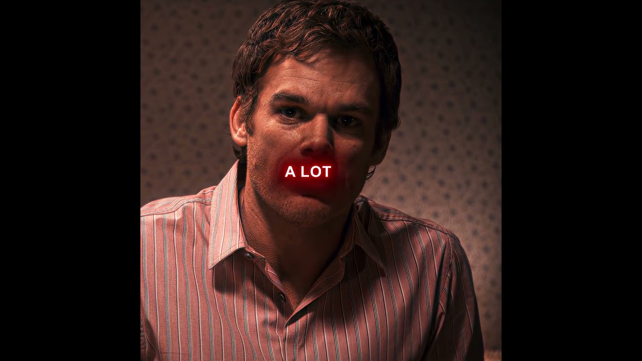 A Lot of People | Dexter Edit | Montagem Tormenta (Slowed) #dexter #edit #shorts