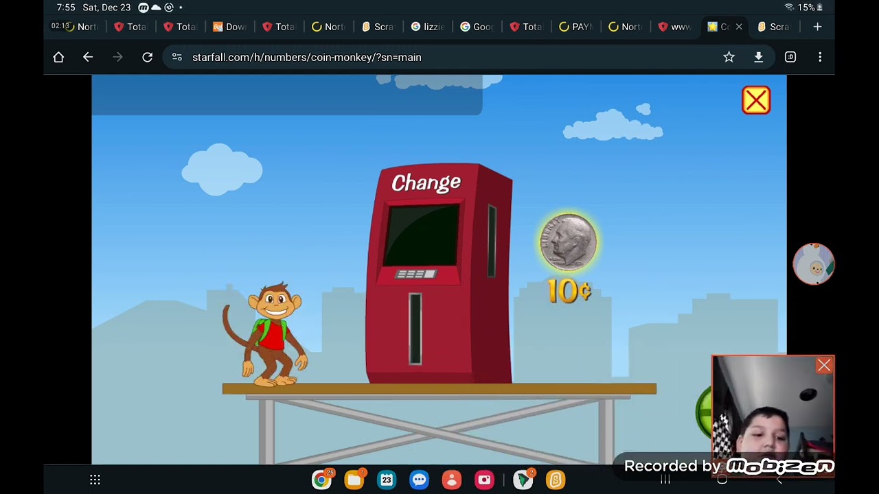 help coin monkey find coins