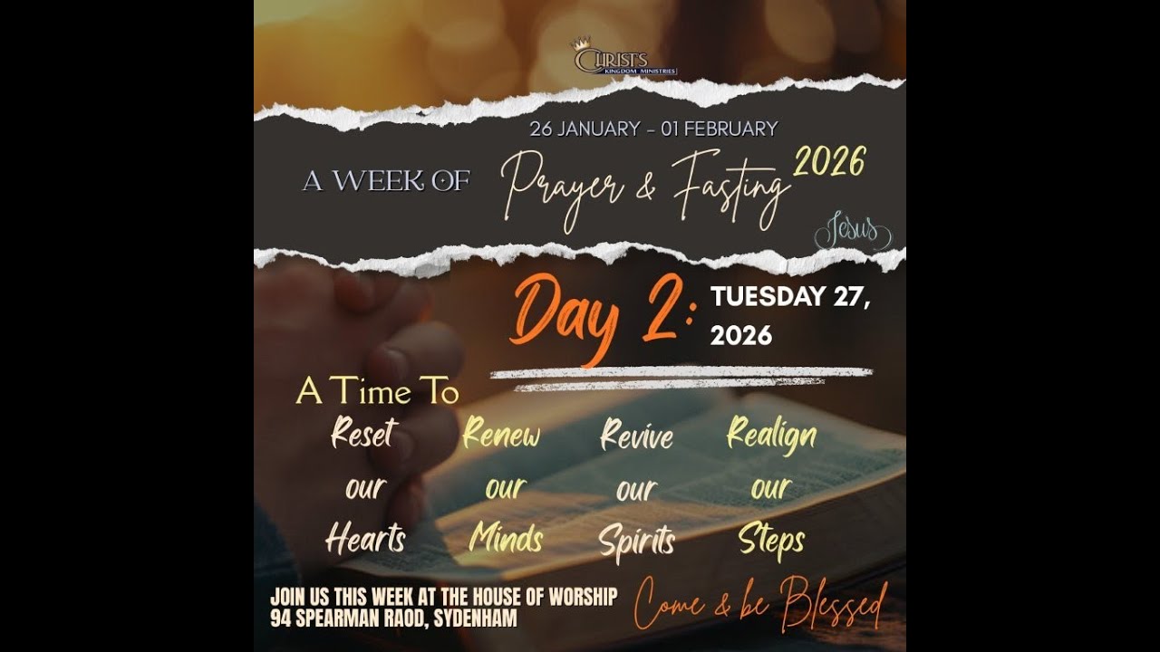 Day 2 - Prayer and Fasting