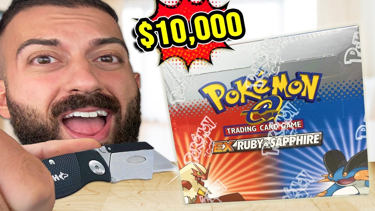 Unboxing The $10,000 FIRST EVER EX Pokemon Cards!