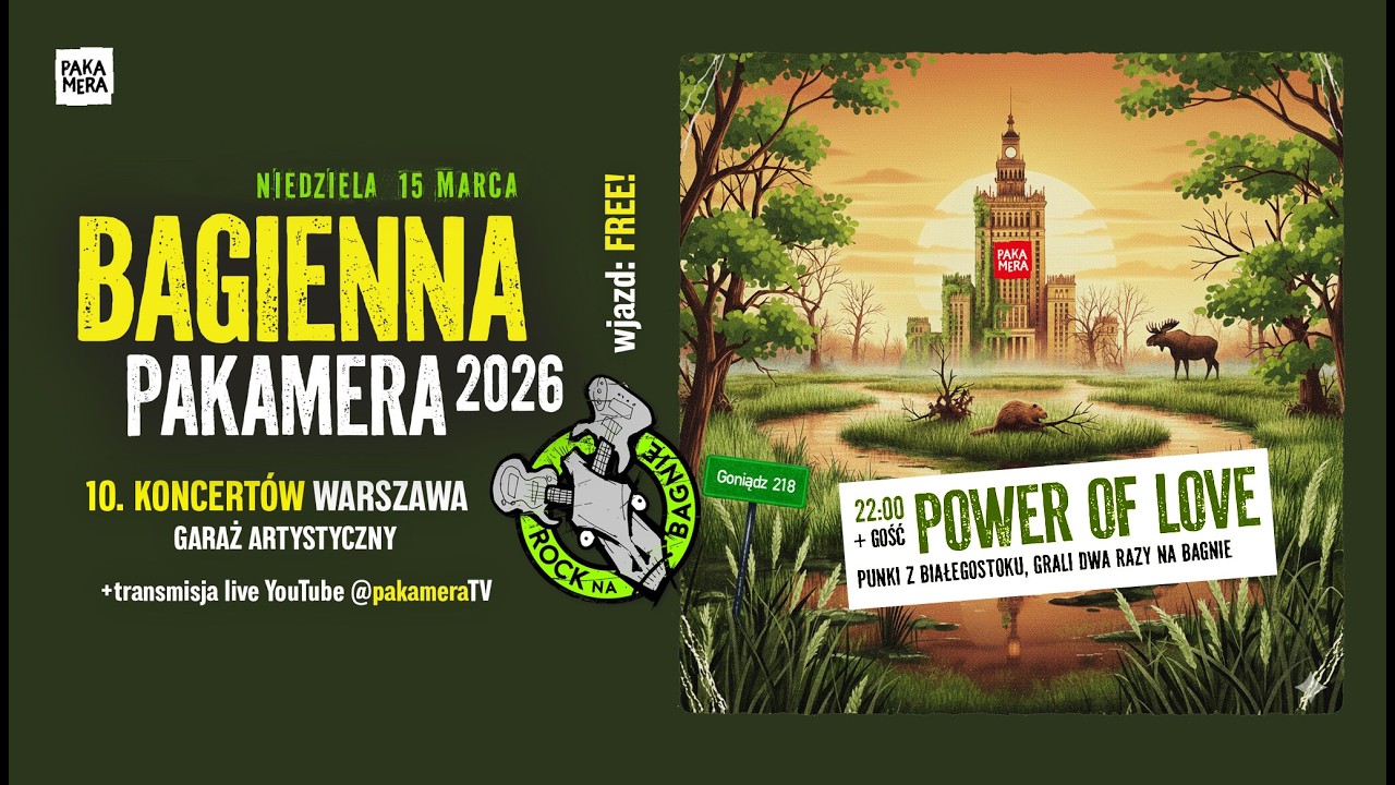 Bagienna Pakamera LIVE cześć 2 | 15.03.2026 | przesłuchania Rock na Bagnie | PakameraTV