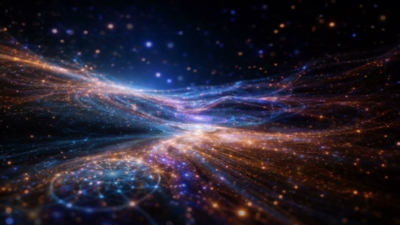 4K Quantum Serenity — 30 Min Cosmic Meditation Visuals Ambient Loop