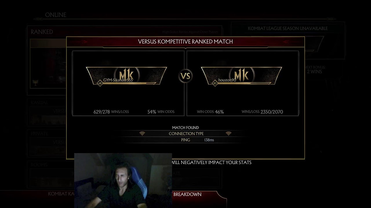 MK11 ONLINE 1100 - TBAGGING IN KOMBAT LEAGUE