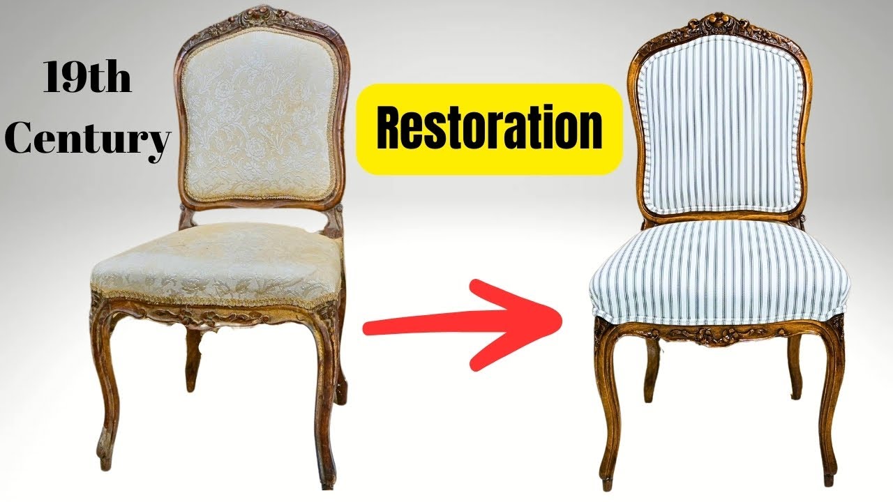 140 YEARS OLD - Dining Chair Complete Restoration