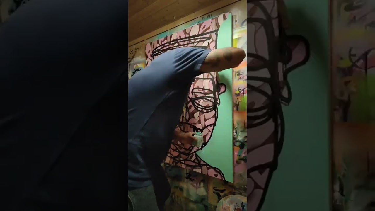 Flattop Letterhead a Boogie x Oibel1. collaboration on canvas
