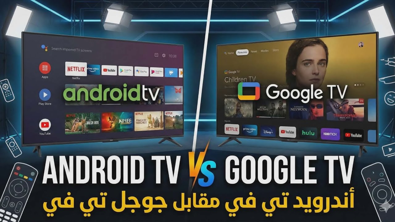 قبل ما تشتري شاشة سمارت… اعرف الفرق بين أندرويد سمارت و جوجل تي في ⚠️ تفتكر مين يكسب ✅