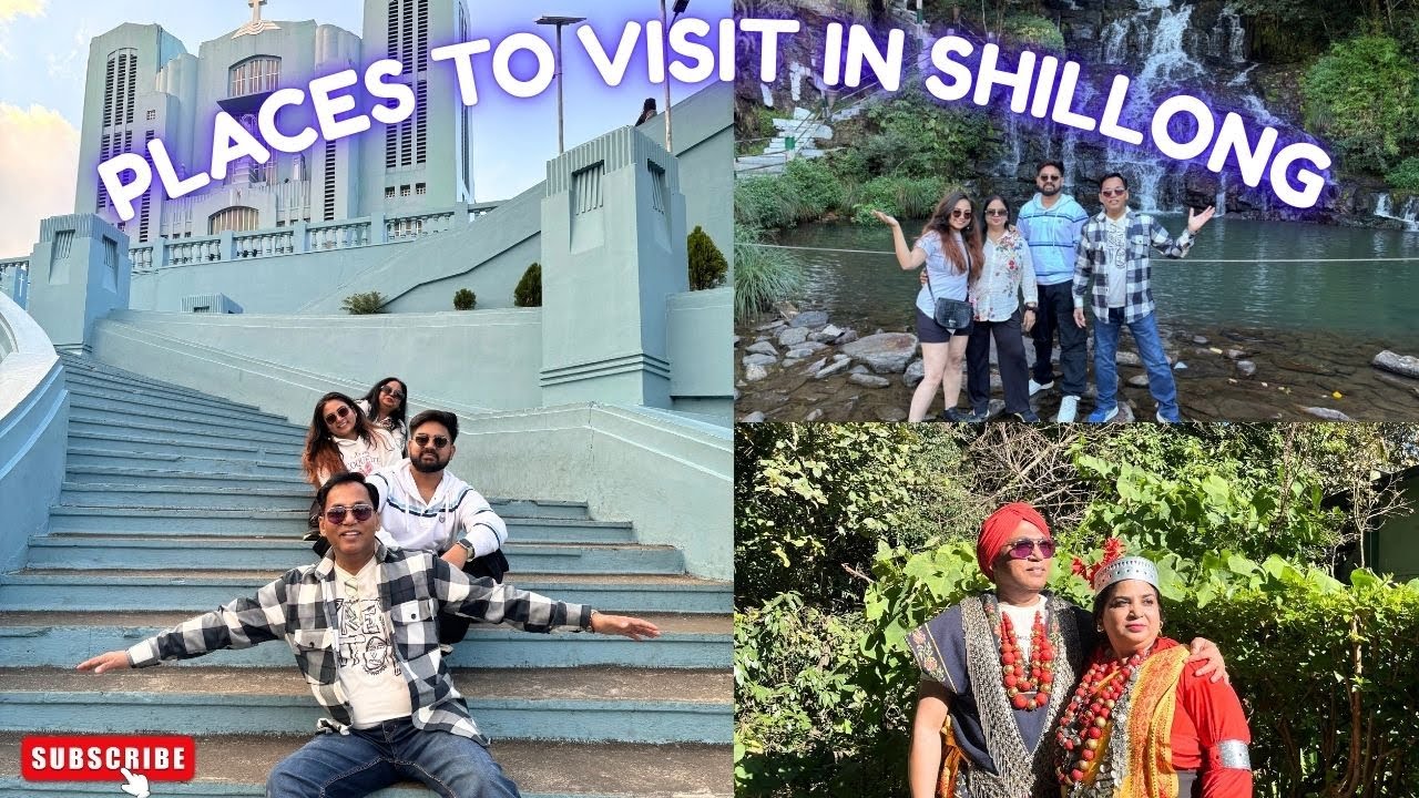 SHILLONG TOURIST PLACES, MEGHALAYA 🌸🏔| Umiam Lake, Elephant Falls, Shillong Church | Meghalaya Ep. 2