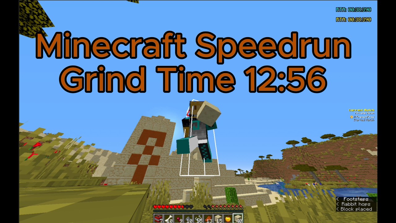 Minecraft Speedrun 12:56 Grind Time