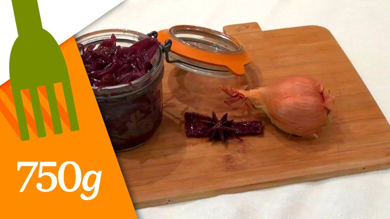 Recette du confit d'&eacute;chalotes - 750g