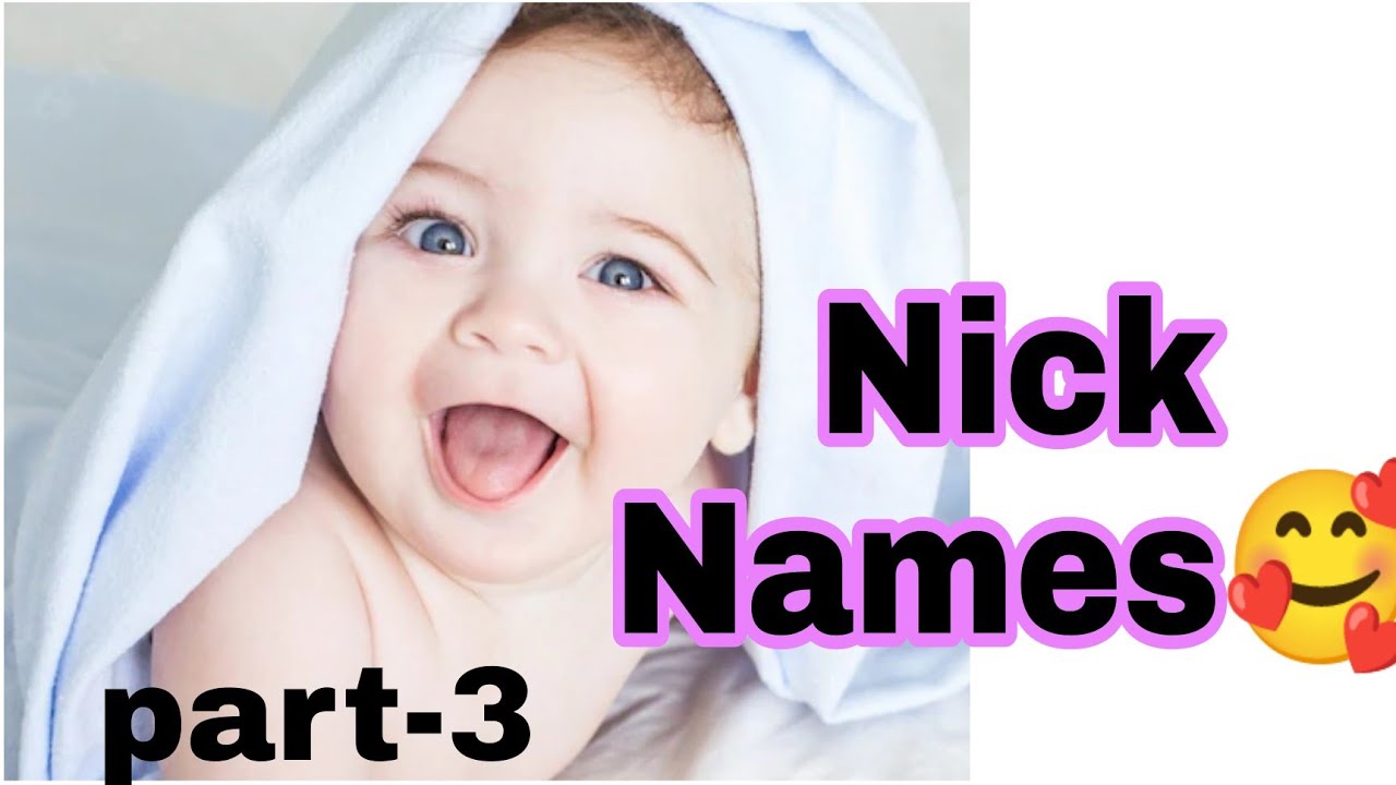 Nick Names for Muslim Boys and Girls//Baby Pet Names// Nick Names for Boys&girls