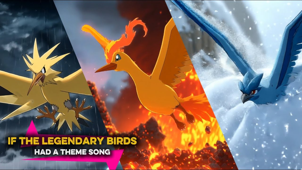 If Pok&eacute;mon Legendary Birds Had a Theme Song &ndash; Wings of Storm and Flame