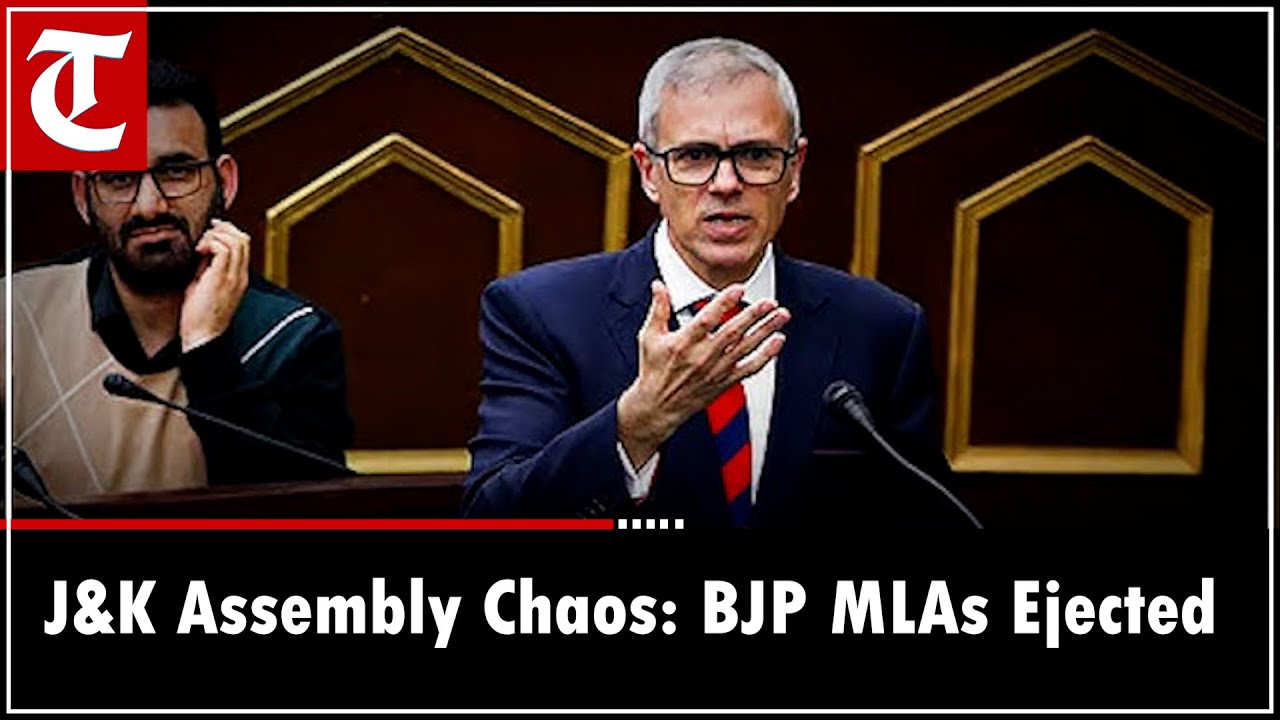 LIVE: Chaos in J&K Assembly | 3 BJP MLAs Ejected | NC, PDP, Congress Showdown