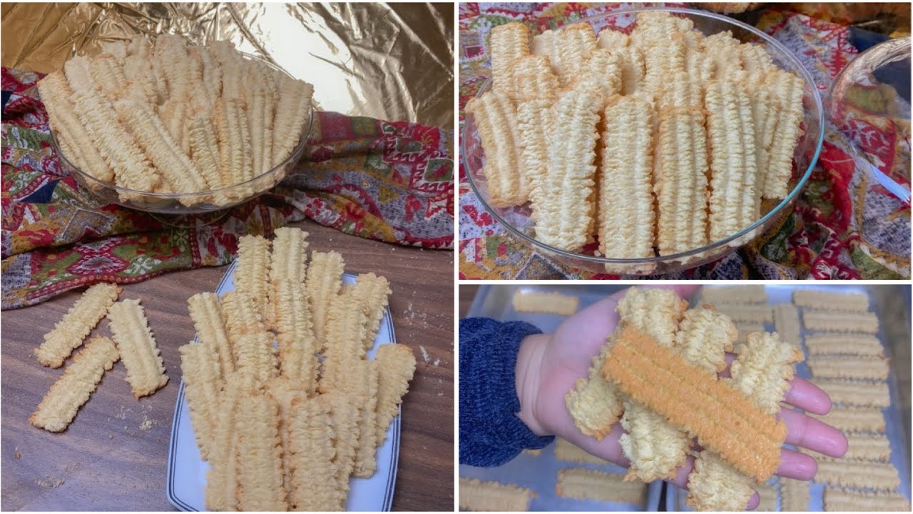 طريقة عمل بسكوت العيد بالنشادر🍪بدون تعقيد  (بالماكينه)مقرمش و هش مفيش الذ من كده😋😍