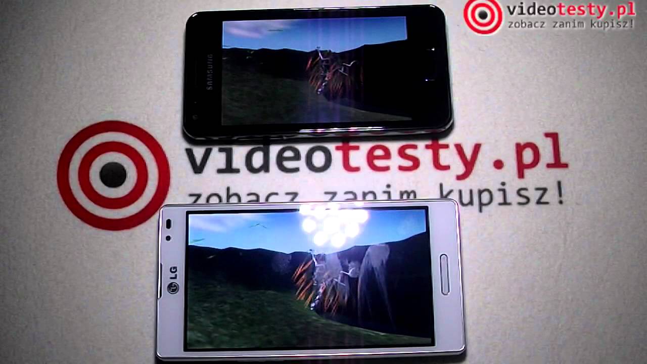LG L9 vs Samsung Galaxy S Advance - videotesty.pl [POR&Oacute;WNANIE]