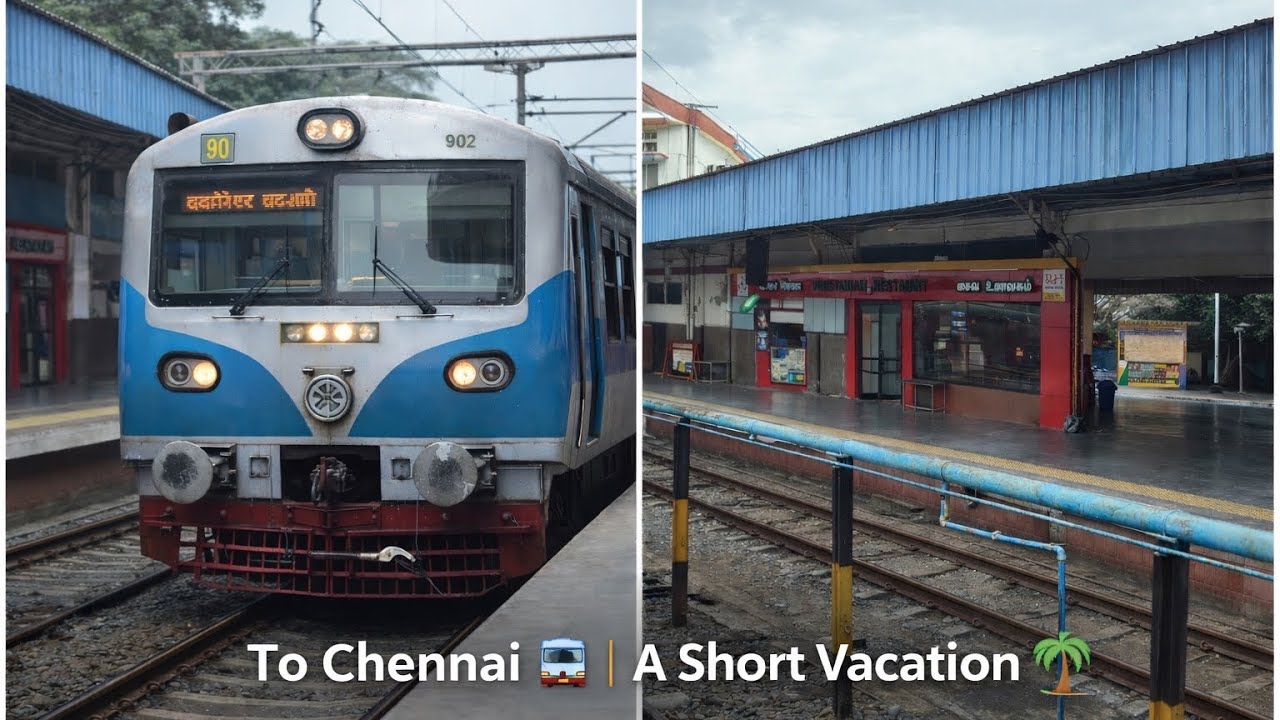 To Chennai 🚆 | A Short Vacation Through Green India 🌴