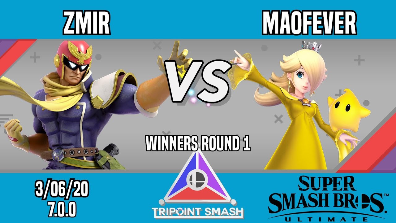 Tripoint 100 - Winners Round 1 - Zmir(Captain Falcon) Vs. Maofever(Rosalina and Luma)
