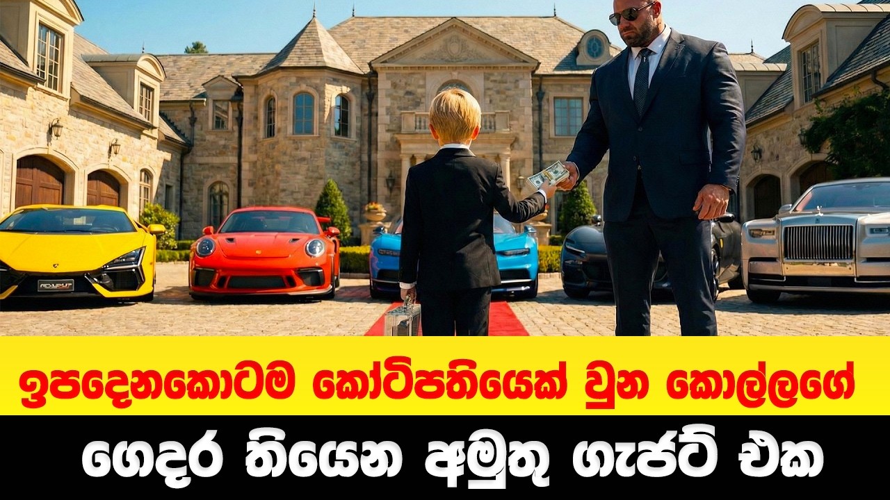 ඉපදෙනකොටම කෝටිපතියෙක් වුන කොල්ලගේ ගෙදර තියෙන අමුතු ගැජට් එක | Sinhala Movie Review