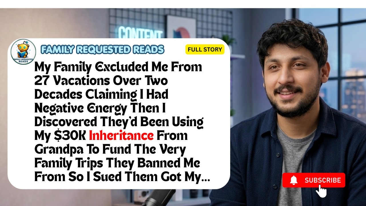 For more than 20 years, my parents left me out of every family trip, always saying, 