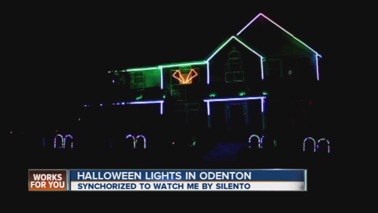 Halloween lights in Odenton set to Watch Me