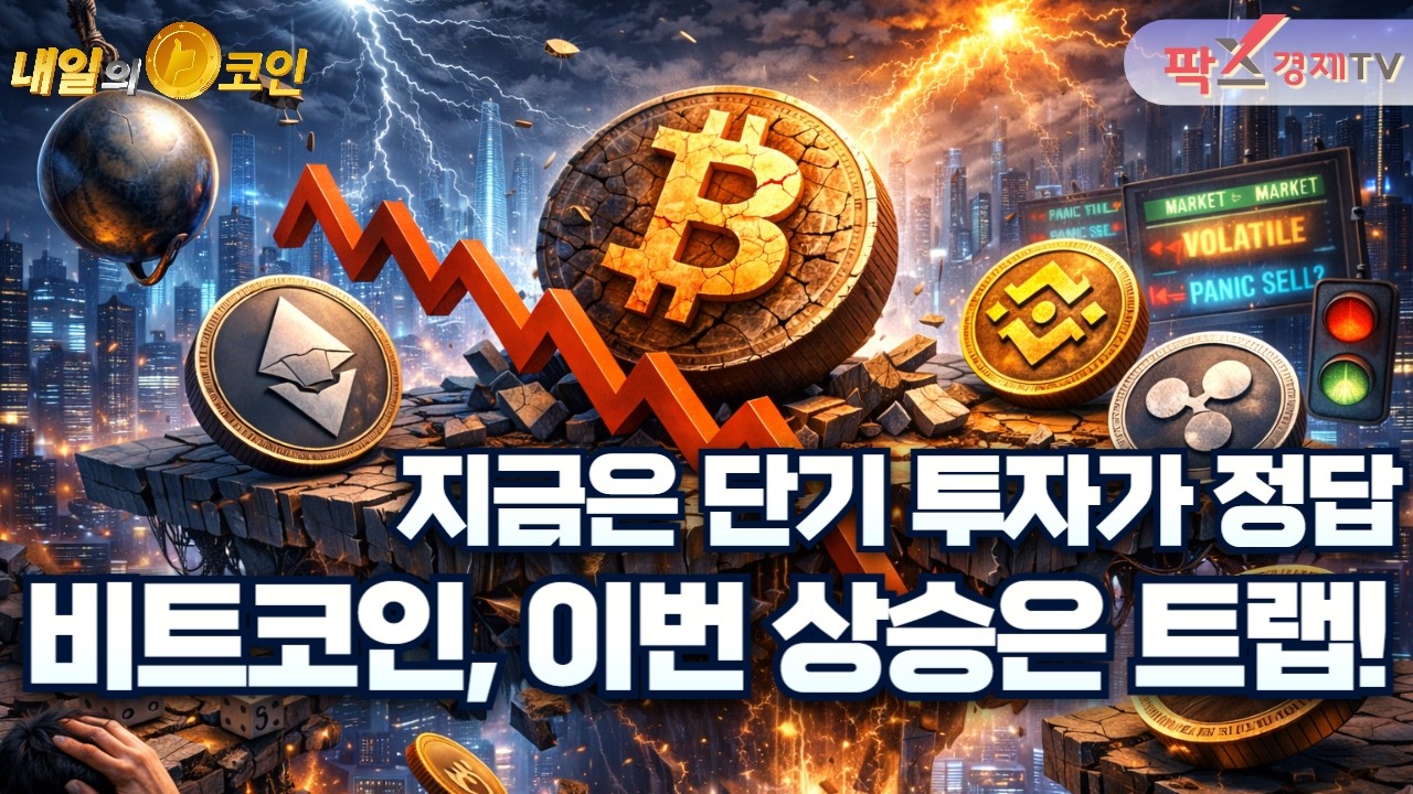 비트코인, 이번 상승은 트랩! 지금은 단기 투자가 정답 / 도지코인 반등 끝났나···0.09달러 아래 추가 하락 가능성 [260306 내일의 코인] (정진욱,권지영)
