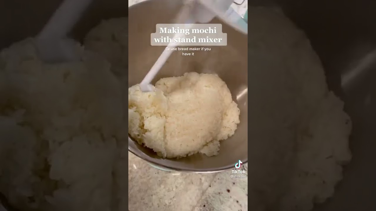 Making Mochi With Stand Mixer
