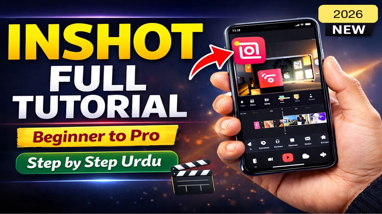 Inshot Video Editing Full Tutorial 2026 | Step by Step  for beginners 