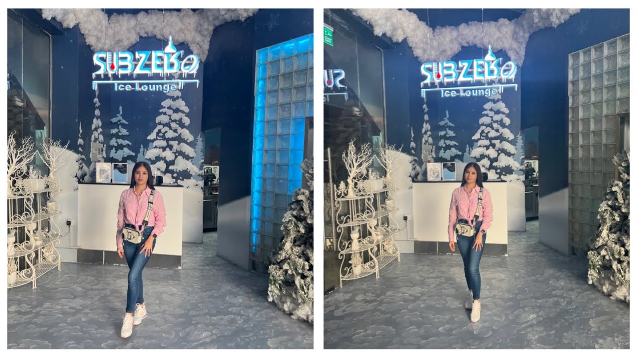 SUBZERO ICE LOUNGE PEARL QATAR || cathcathvlogs