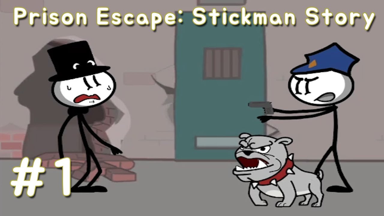 Prison Escape Stickman Story Part 1 Walkthrough - All Fail & All Success