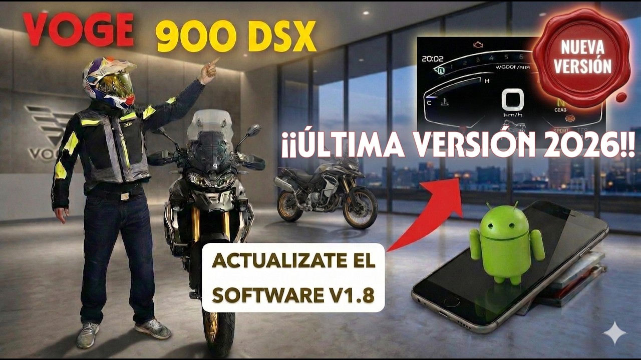 VOGE 900 DSX 🏍️Nueva Versión v1.8 MODELO 2026, Instálatela Gratis💯
