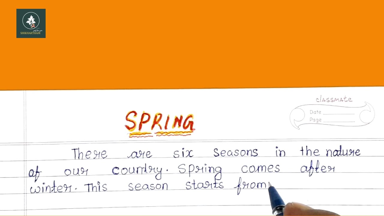 spring season paragraph|| paragraph on Spring||