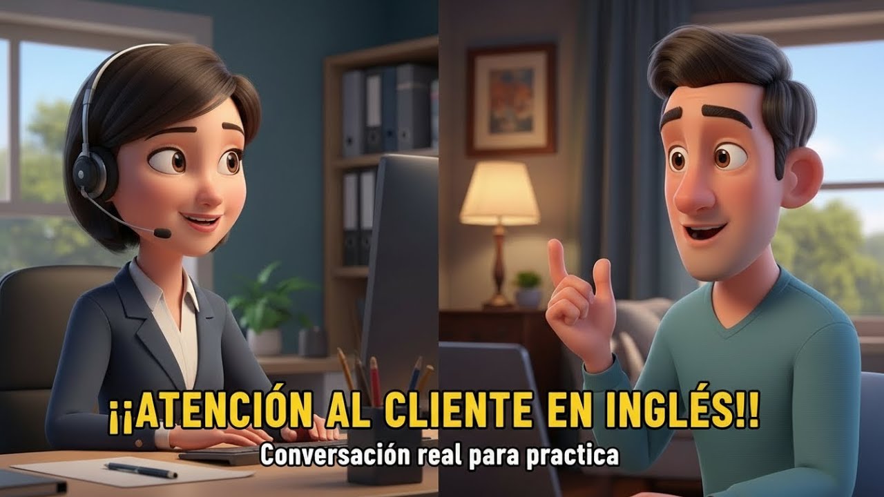 Practica el inglés americano real con esta conversación | Habla inglés en atención al cliente #tips