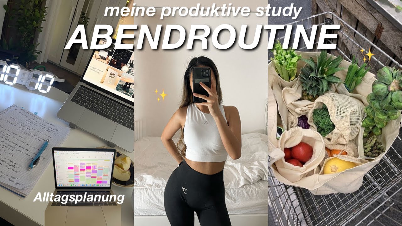 STUDY ABENDROUTINE in der Klausurenphase: produktiv & chill
