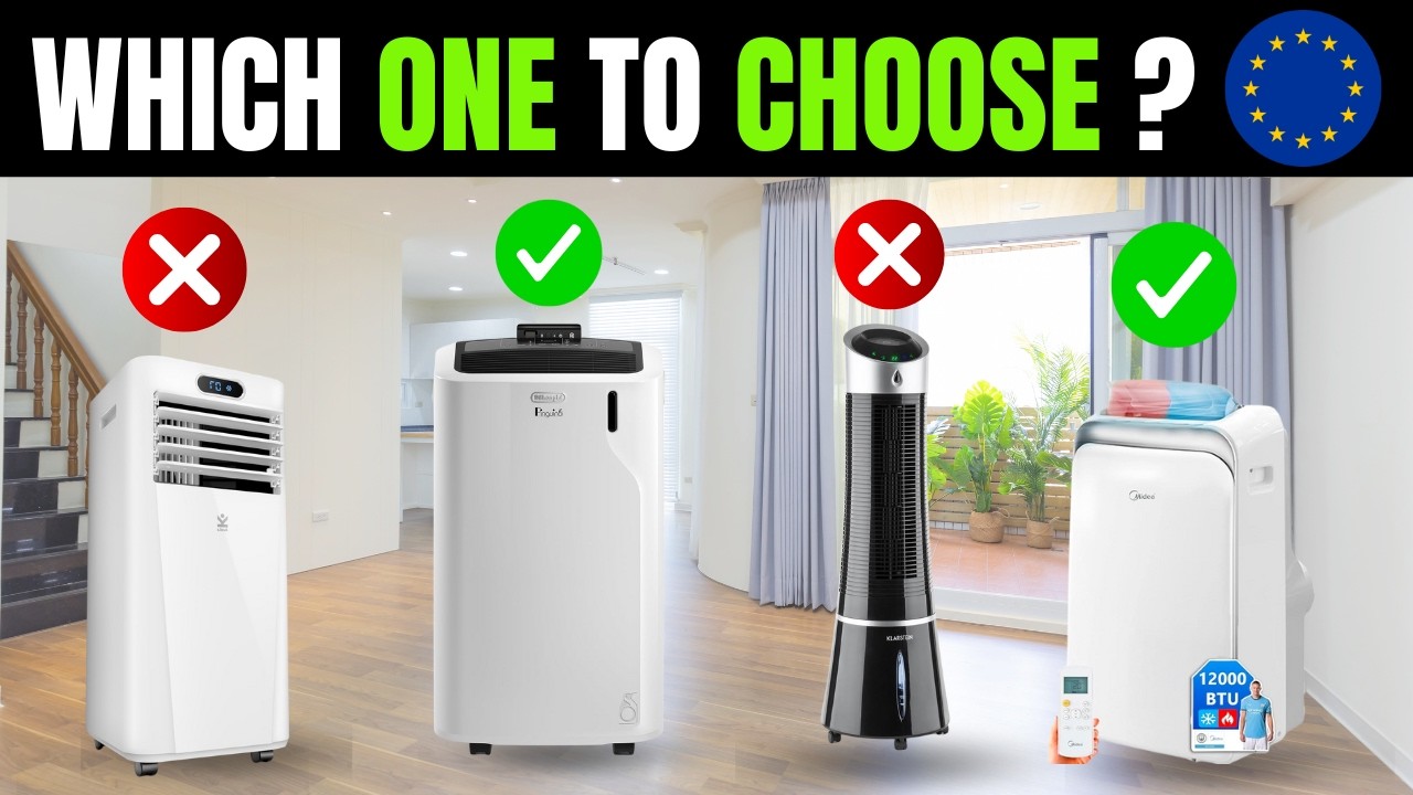 ✅ 9 BEST Portable Air Conditioners in Europe to Beat Summer Heat [2026] 🔥 Small & Large Room ACs
