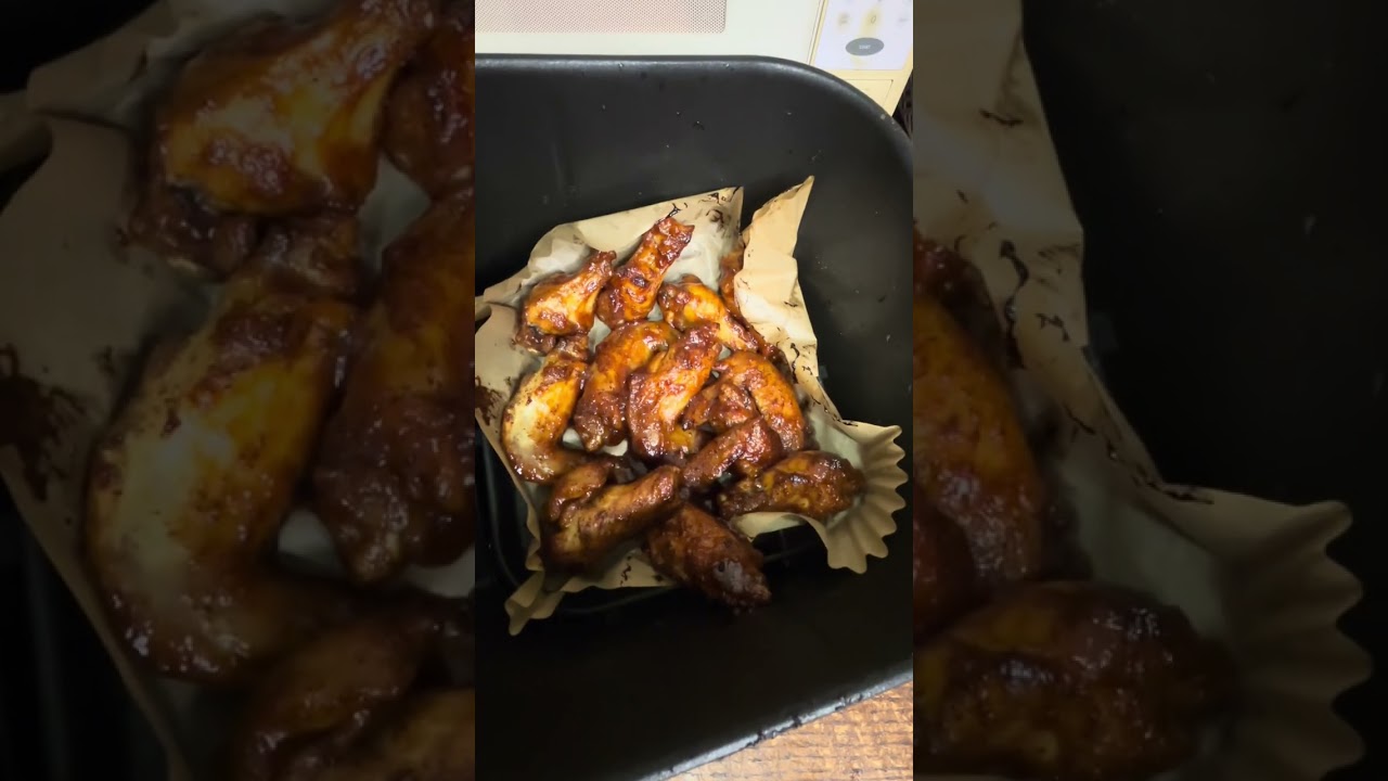 BBQ and buttery parmesan garlic wings with cheese potatoes.  Be Blessed 😇